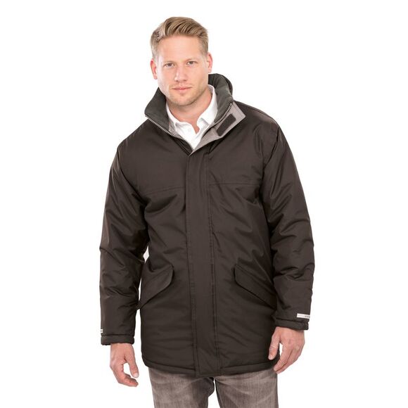 Result Childrens/Kids Core Winter Parka Waterproof Windproof Jacket / Black - Picture 2 of 3